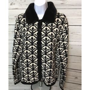 Carolina Colours Sweater Jacket Size L